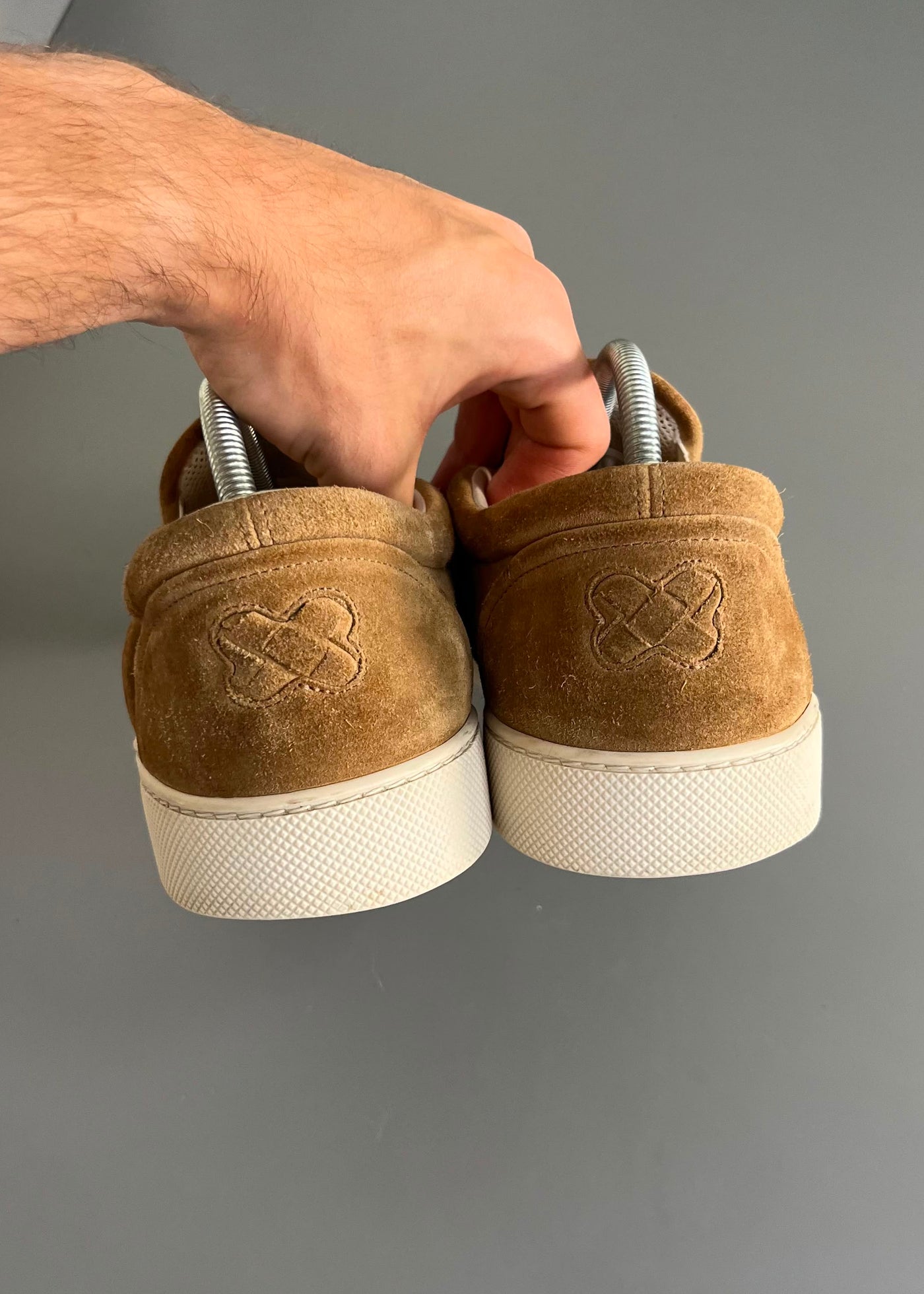 Slip On Bottega Veneta Camurça Bege
