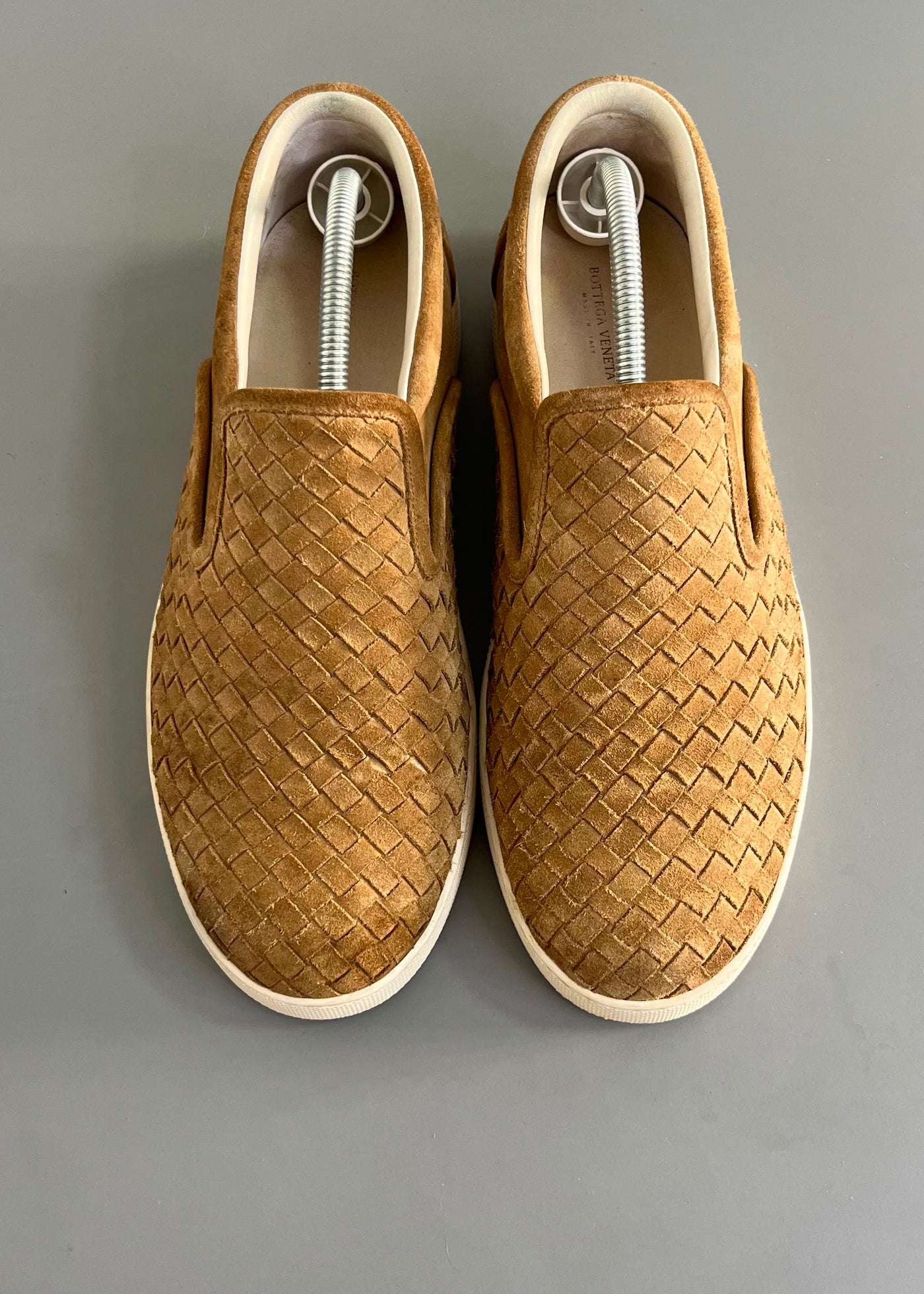 Slip On Bottega Veneta Camurça Bege