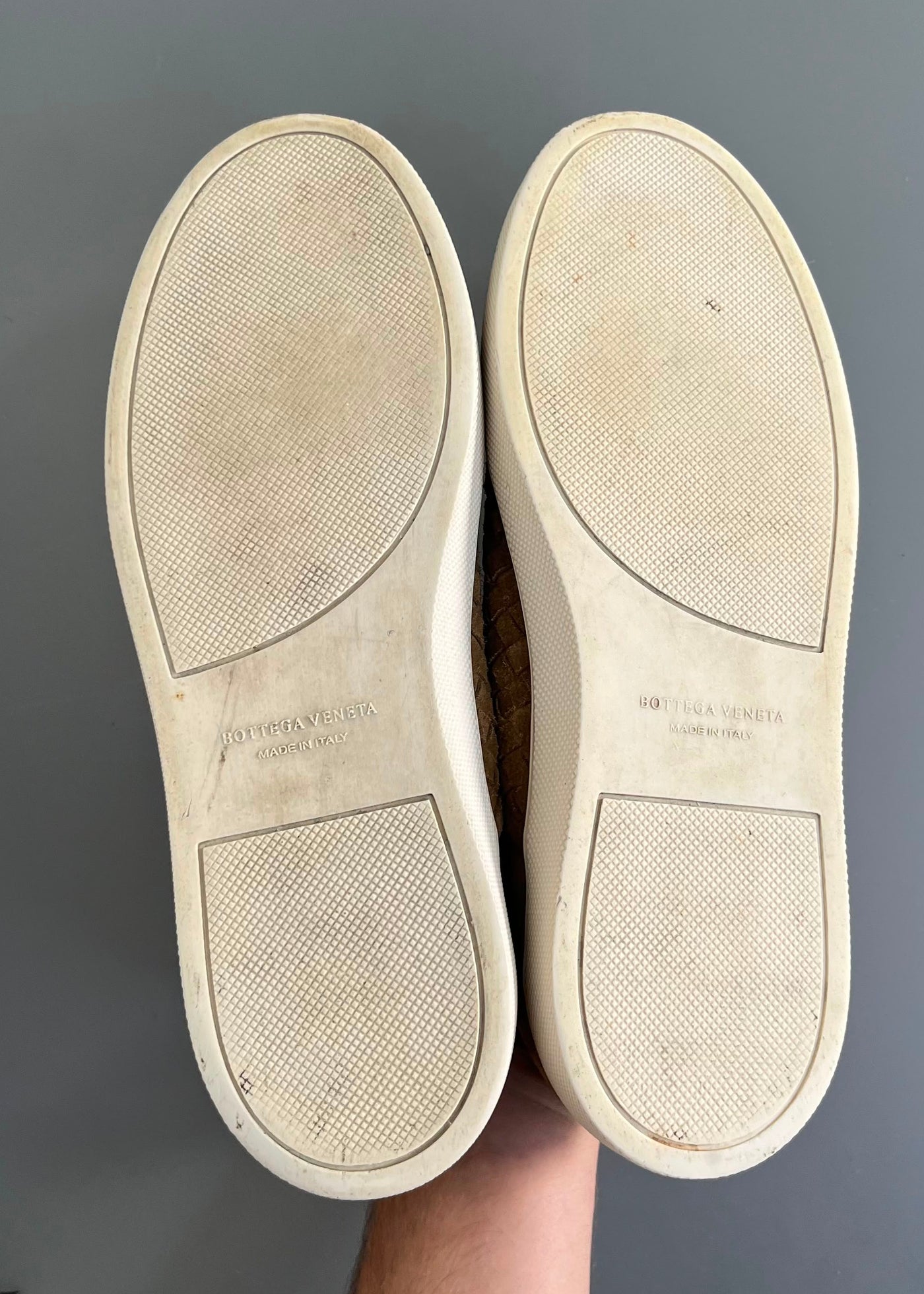 Slip On Bottega Veneta Camurça Bege
