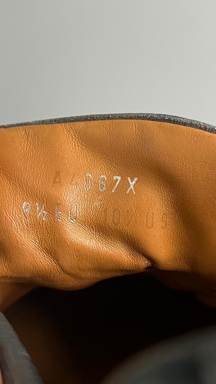 Tênis Zegna Triple Stitch Azul Marinho Couro e Camurça 8