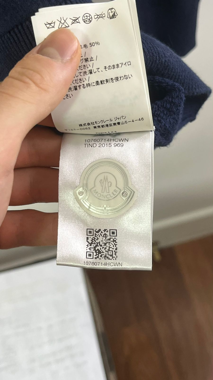 Casaco Moncler Azul Marinho 4