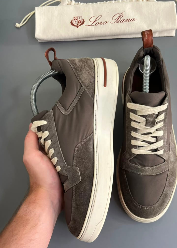 Loro Piana Newport Cinza / Verde