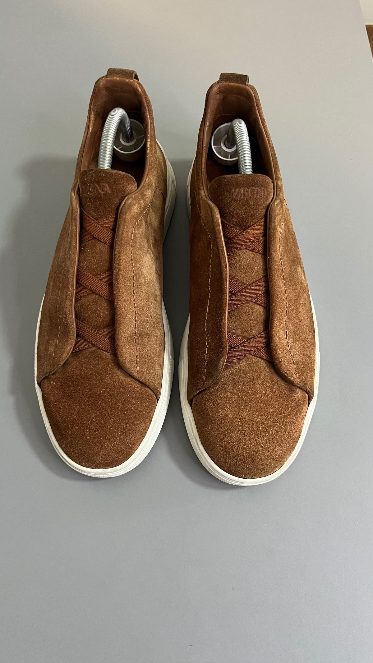 Zegna Triple Stitch Camurca Marron